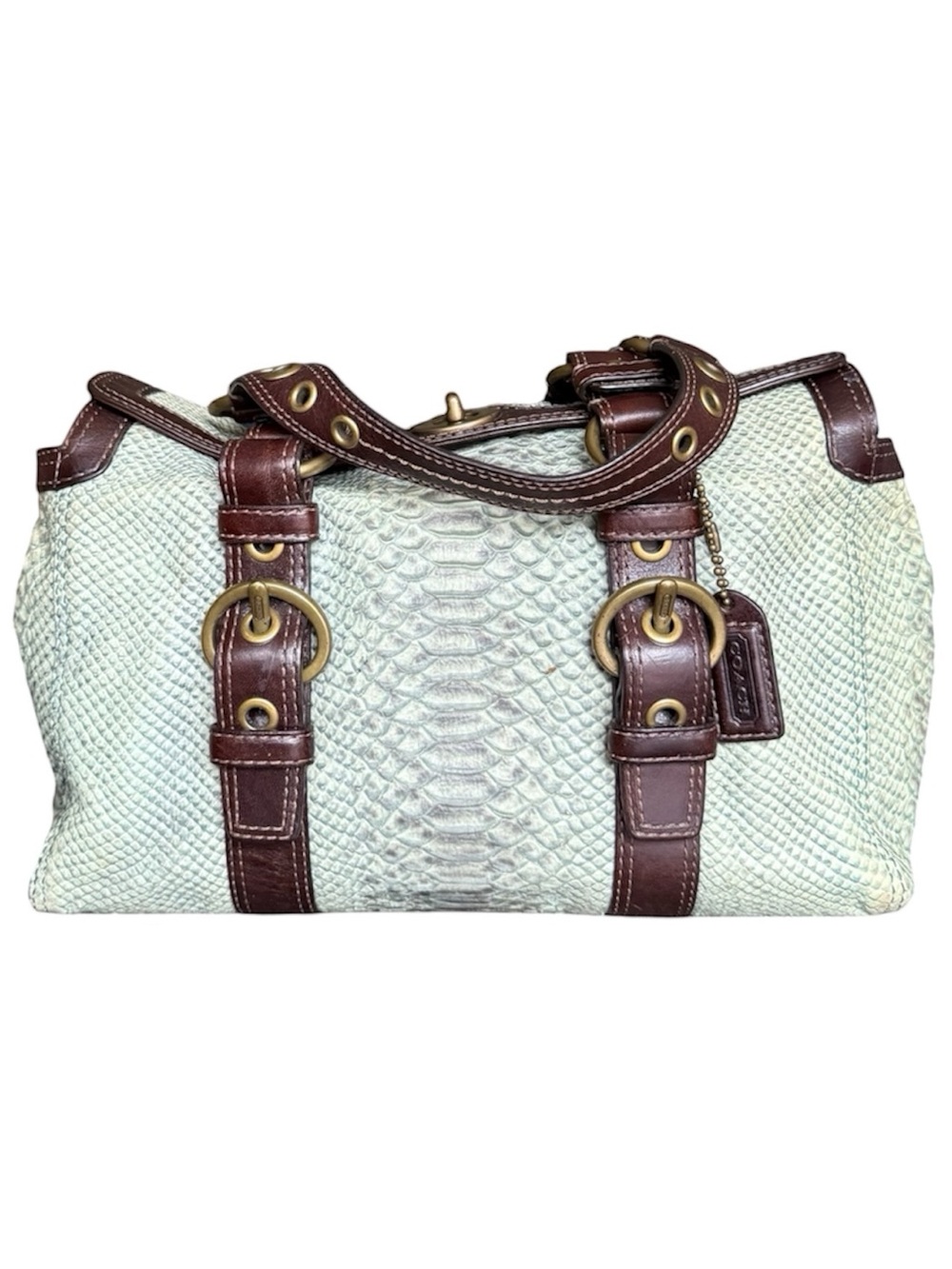 Vintage Y2K Coach Chelsea PYTHON—Rare Sample/One-of-a-Kind Collectors’ Piece